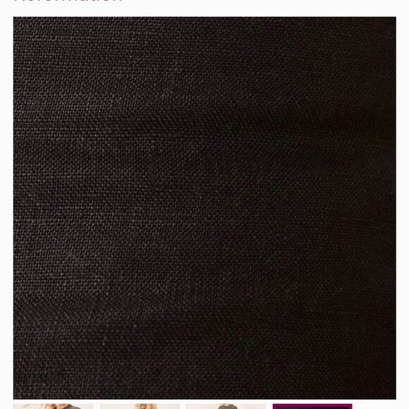 REFORMATION Rosemund BLACK waspie CORSET  S/M - Picture 5 of 5